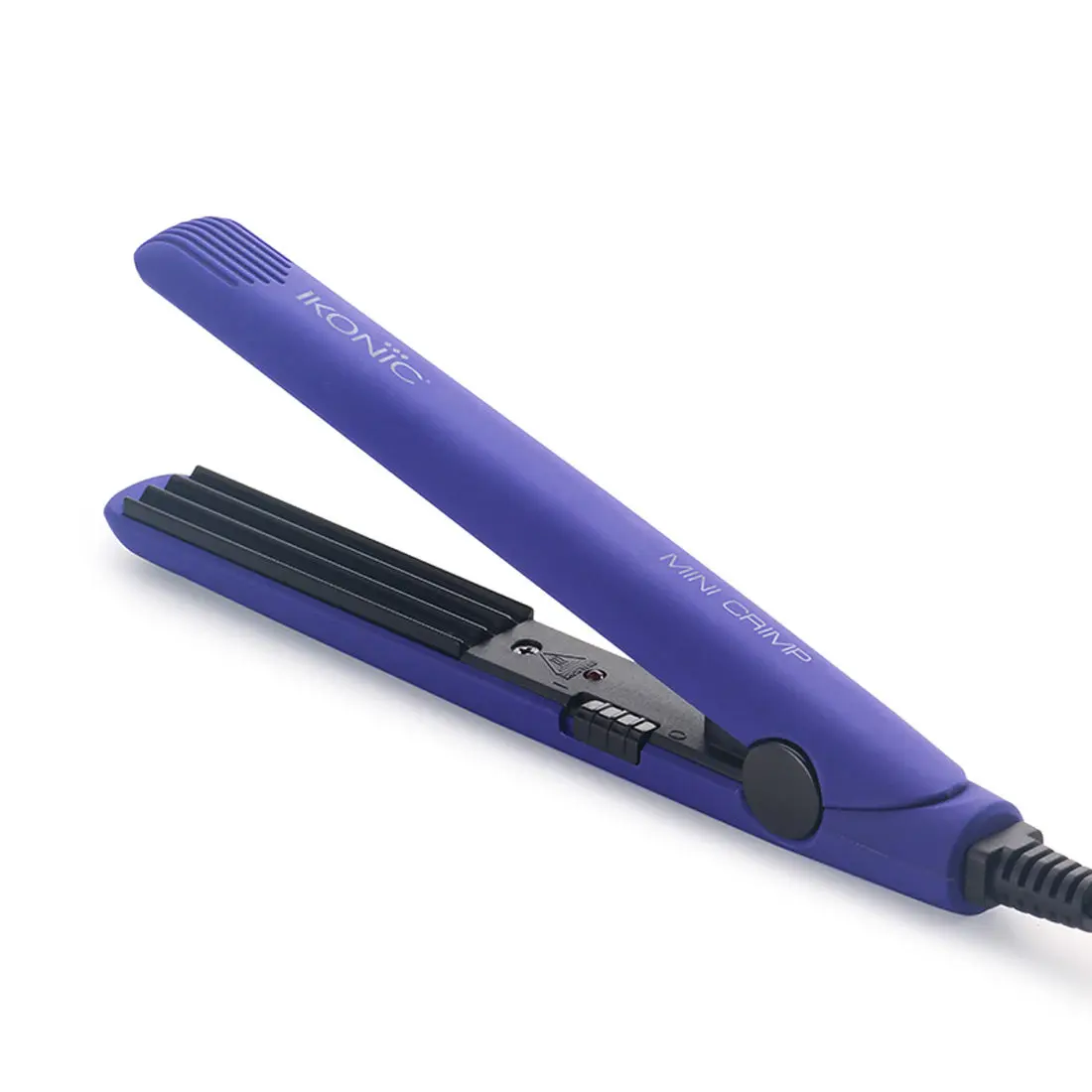 Ikonic Mini Crimper Purple & | Black | Ceramic | Corded Electric |  Instant Heat UP 