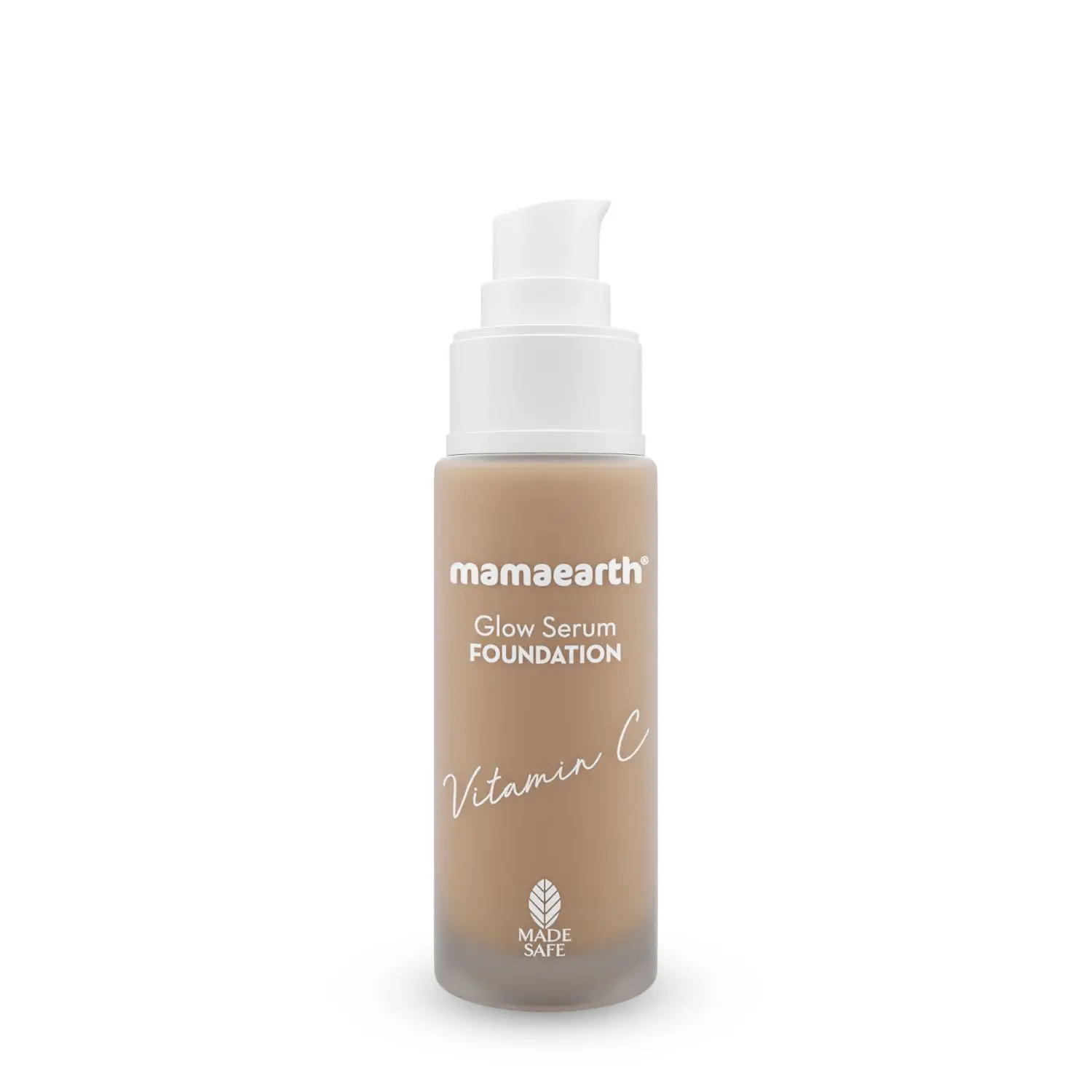 Mamaearth Glow Serum Foundation with Vitamin C & Turmeric for 12-Hour Long Stay - 08 Natural Glow - 30 ml