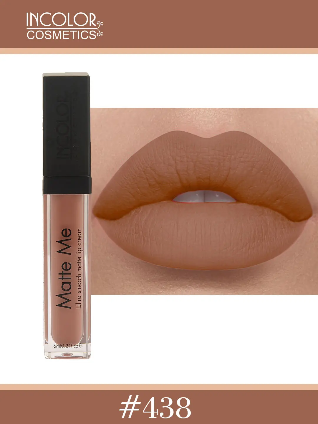 Incolor Matte Me Lip gloss 438 6 Ml