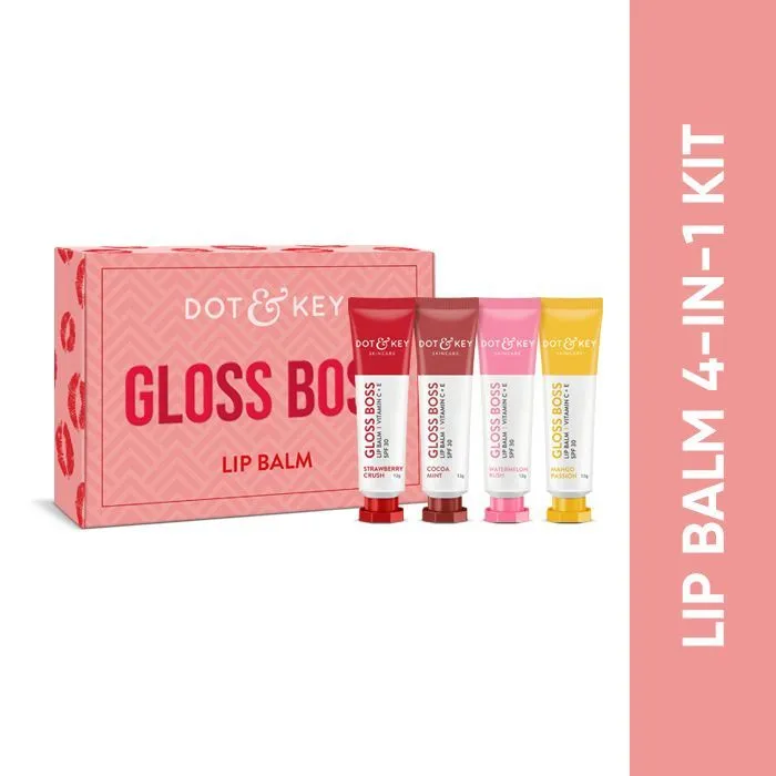 Dot & Key Gloss Boss Lip Balm 4-In-1 Kit SPF 30