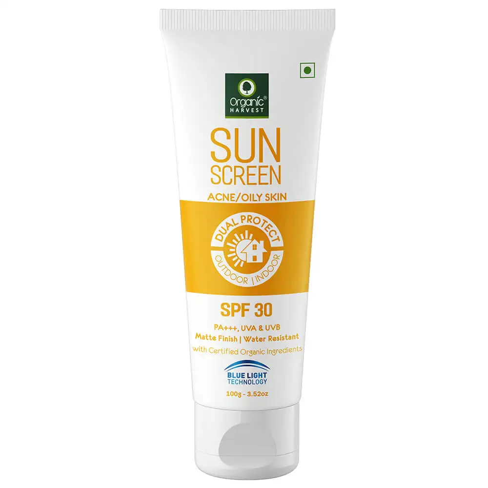 Organic Harvest Sunscreen Dual Protect,  100 g  for Oily Skin SPF 30