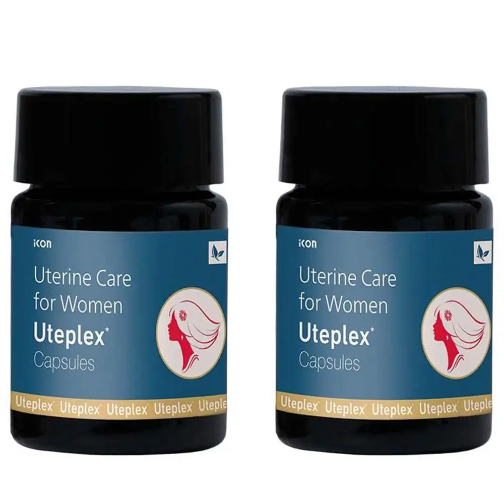 Uteplex Uterine Care for Women,  10 capsules  Unflavoured (Pack of 2)