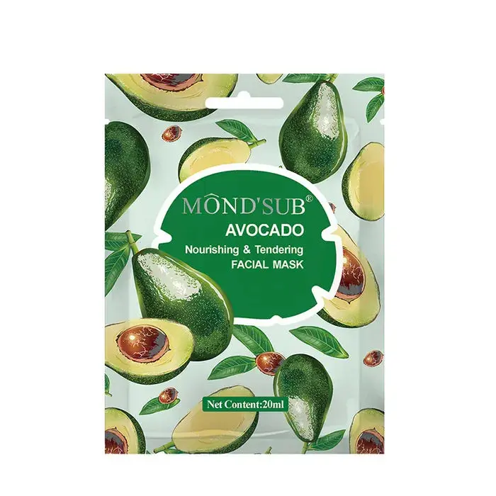 Mond'Sub Avocado Nourishing & Tendeing Facial Mask Sheets Pack of 6