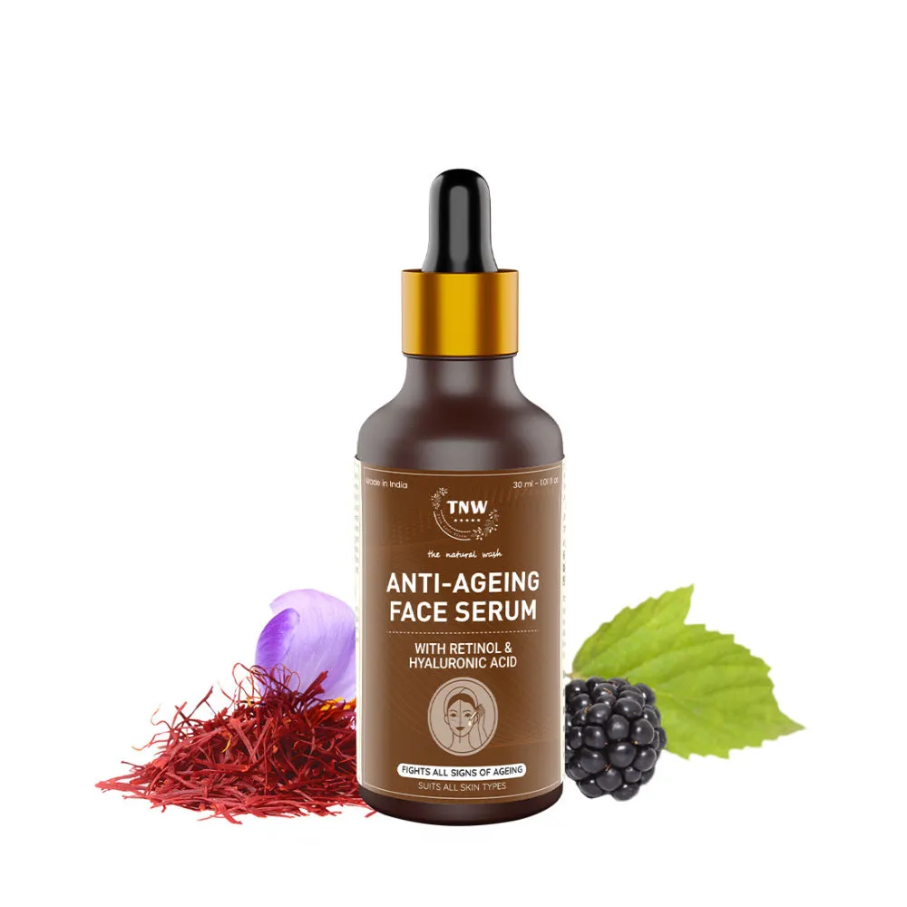 TNW The Natural Wash Retinol Anti Ageing Face Serum for Spotless Soft Skin with Hyaluronic Acid