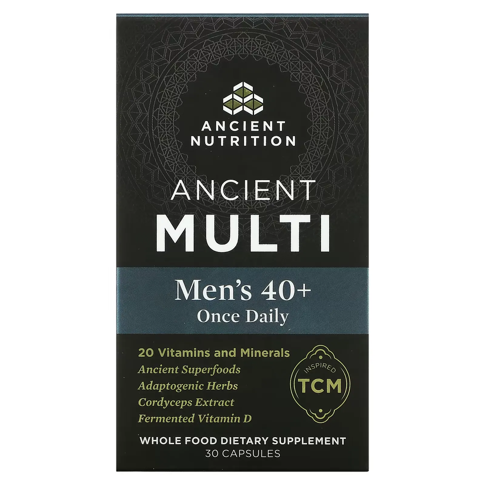 Ancient Multi, Men's 40+ Once Daily, 30 Capsules