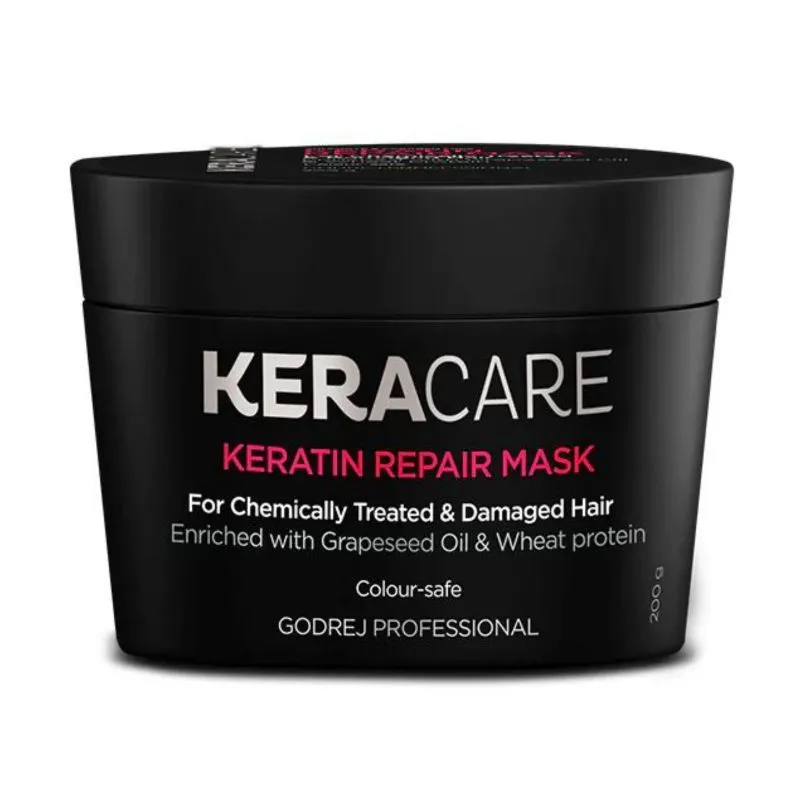 Godrej Professional Keracare Repair Mask, with Grape Seed Oil and Wheat Protein, for Chemically Treated Hair