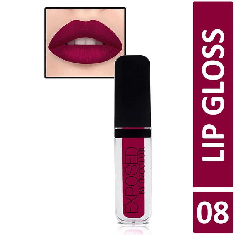 Incolor Exposed Soft Matte Lipgloss - 8