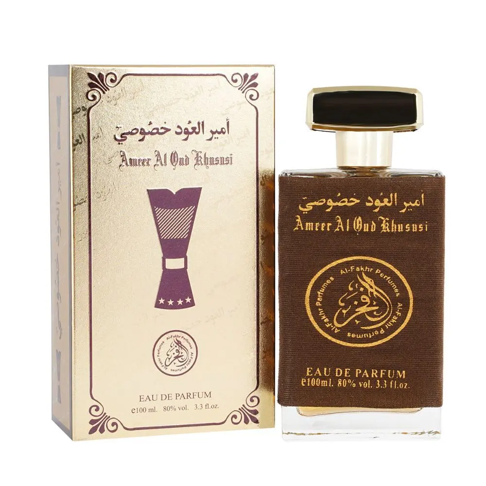 AL-FAKHR Ameer Al Oud Khususi Eau De Perfume for Men & Women 100 ml