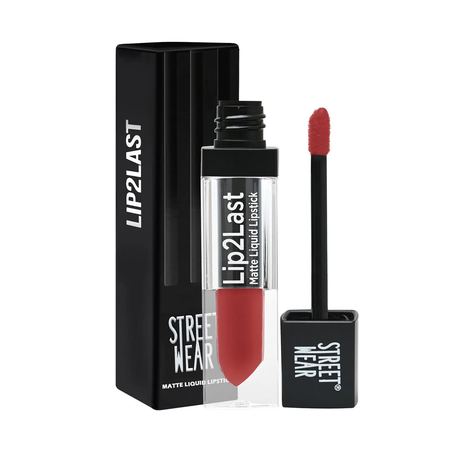 STREET WEAR® Lip2Last -Kooky Rusty (Red) - 5 ml -Matte Liquid Lipstick, Transferproof, Smudgeproof, Mask Friendly, Non-Drying Formula, Full Coverage, Professional Grade Pigments, Featherweight Formulation, Enriched With Vitamin E - Lasts AM To PM!