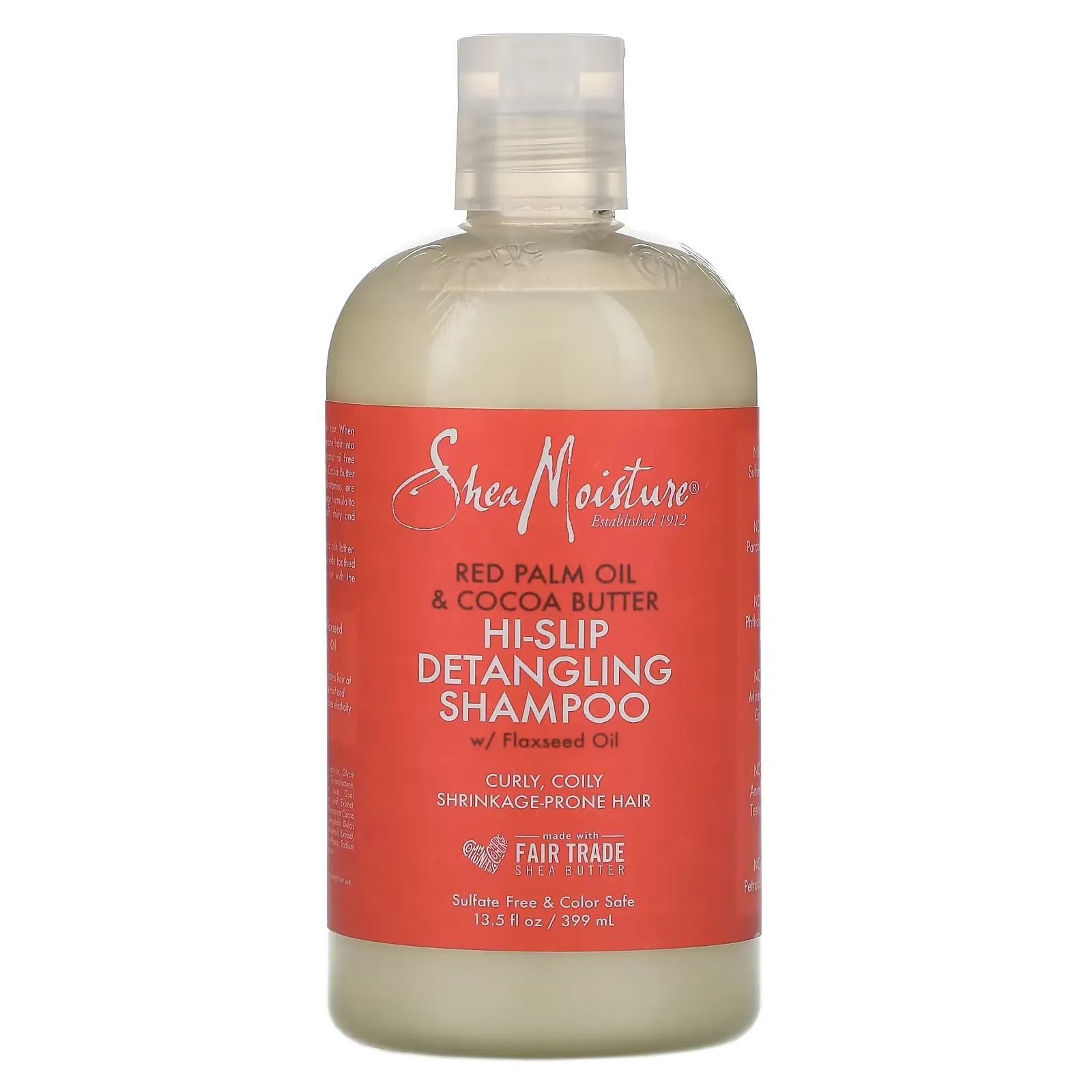 Hi-Slip Detangling Shampoo, Red Palm Oil & Cocoa Butter, 13.5 fl oz (399 ml)