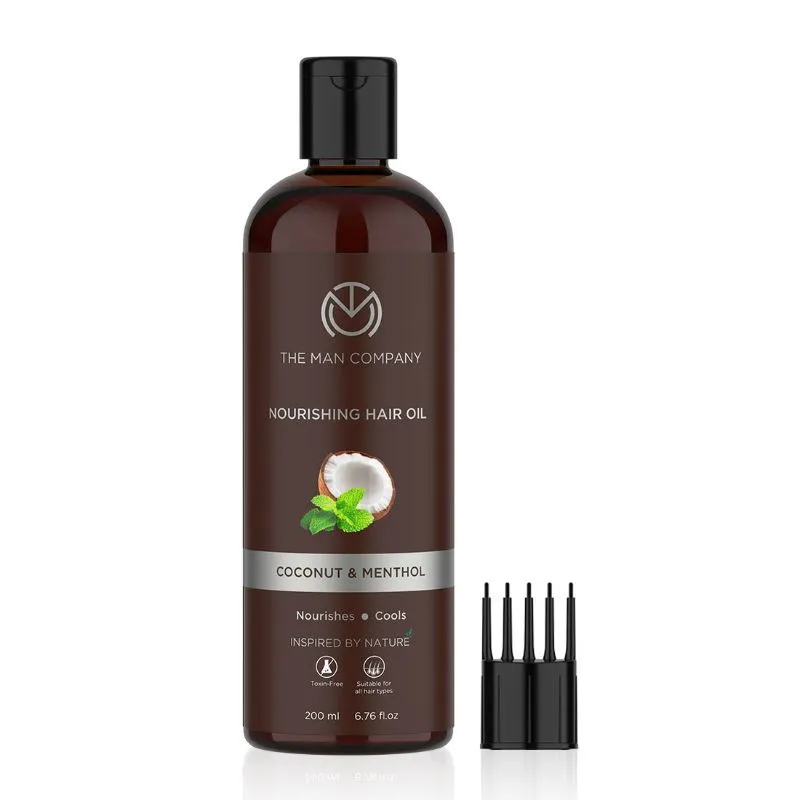 The Man Company Coconut Nourishing Hair Growth Oil With Menthol