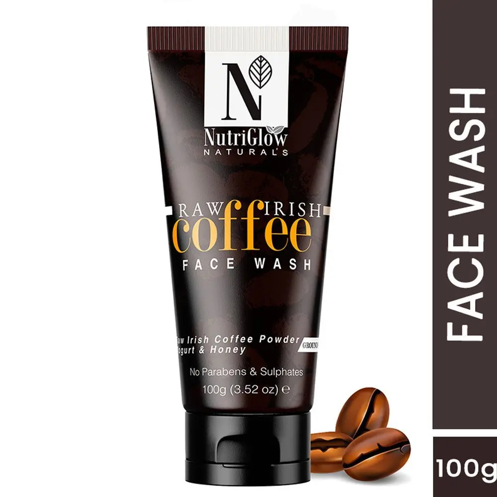 NutriGlow NATURAL'S Coffee Face Cleanser With Yogurt & Honey For Blackhead Removal Face Wash, 100gm