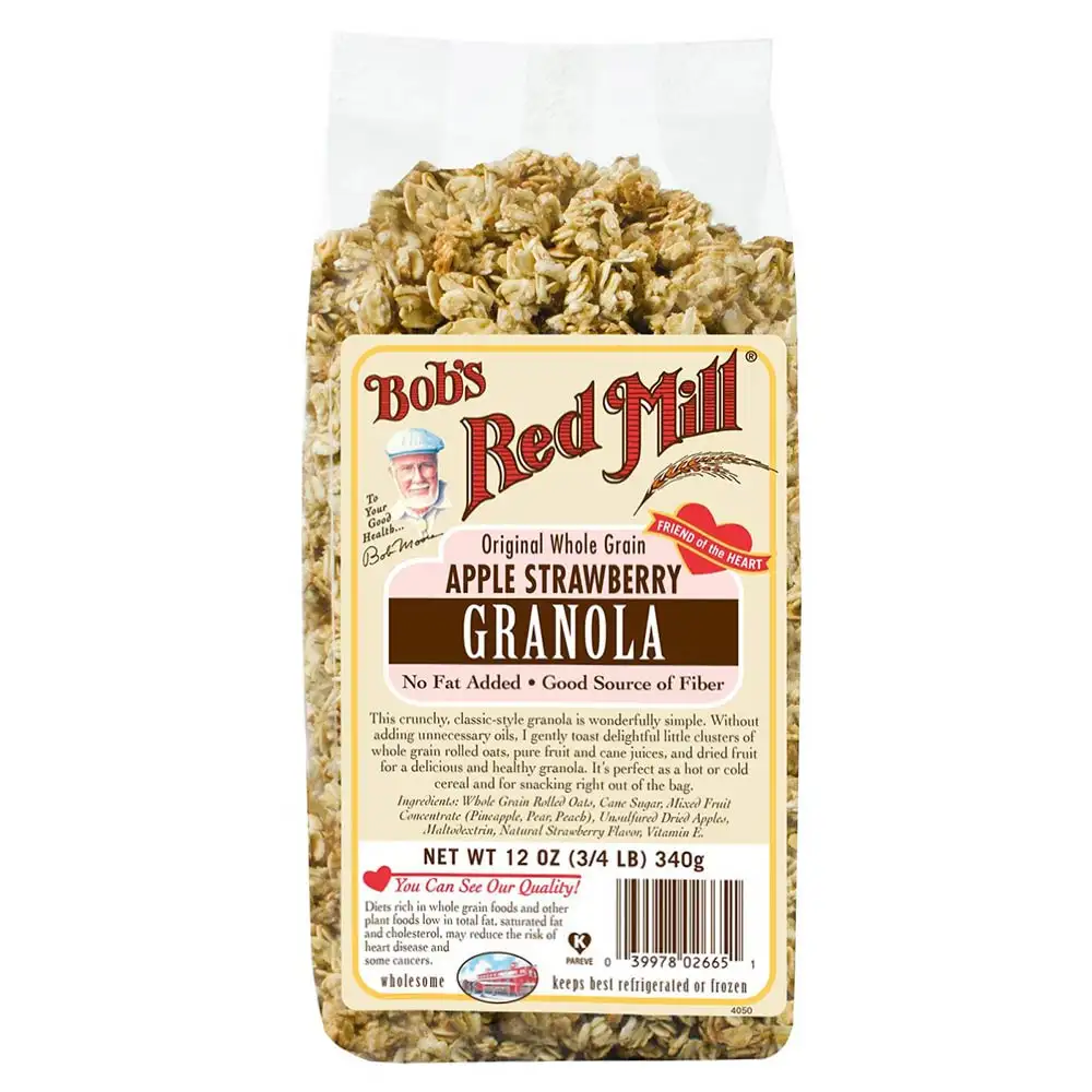 Bob's Red Mill Apple Strawberry Granola,  Unflavoured  0.340 kg