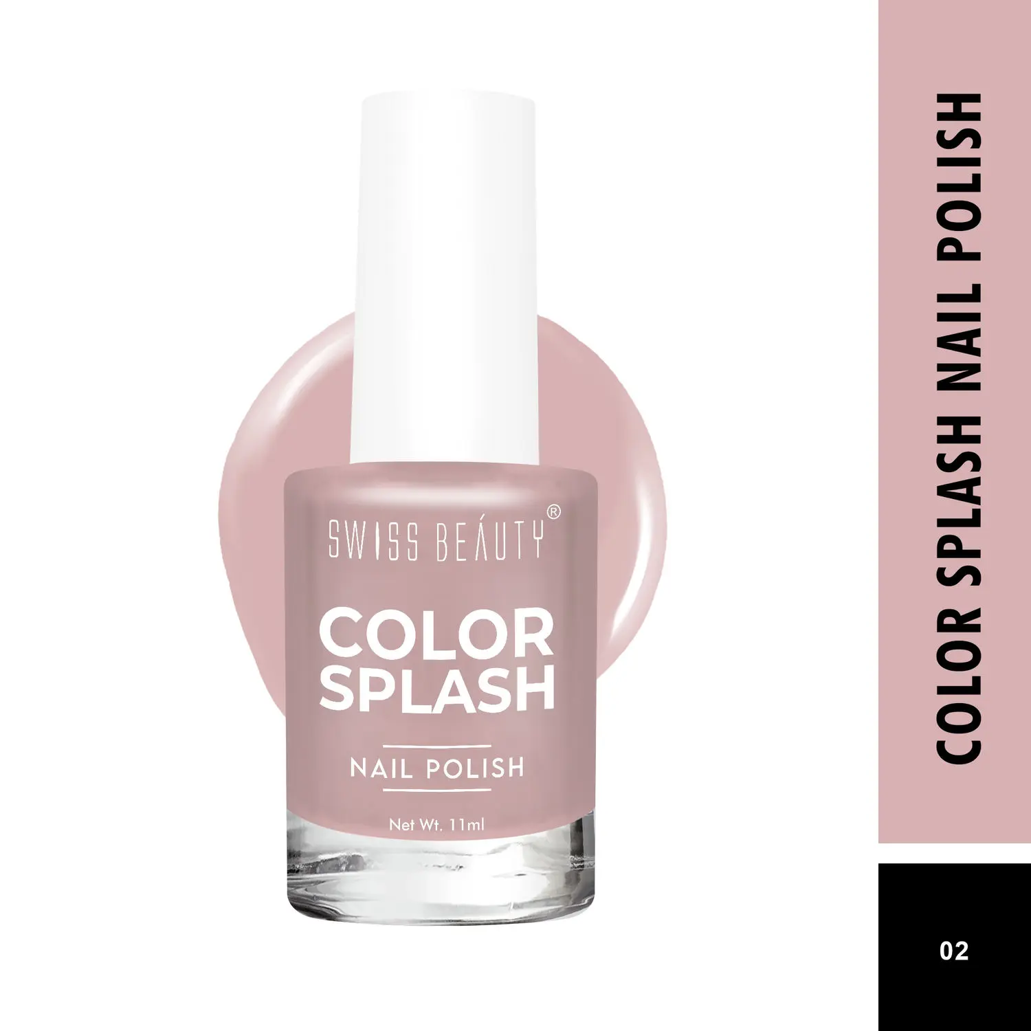 Swiss Beauty Color Splash Nail Polish Shade-02 (11 ml)