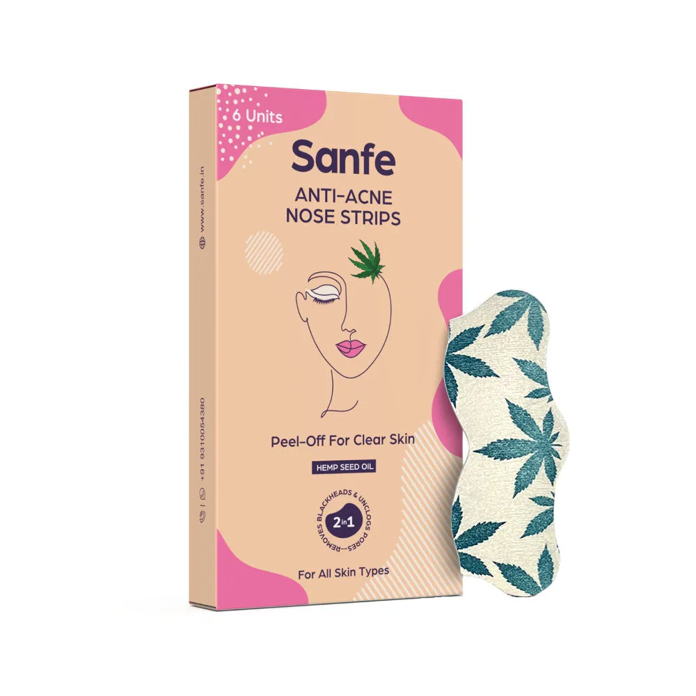 Sanfe Anti-acne Nose Strips for Instant Blackhead Removal