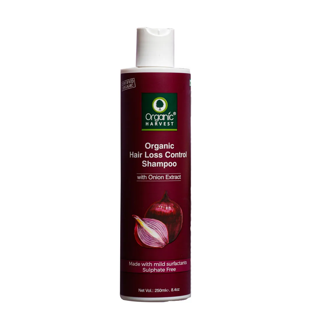 Organic Harvest Red Onion Shampoo For Hair Fall Control & Hair Growth, Suitable For All Type Hair