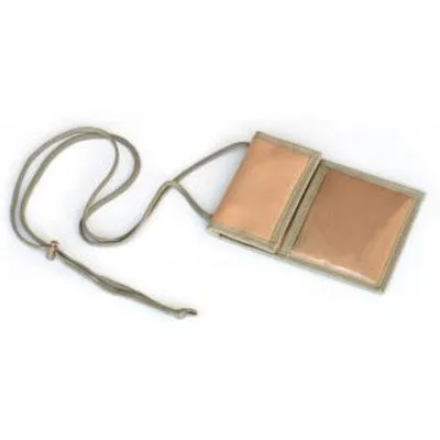 Basicare Khaki Neck Wallet