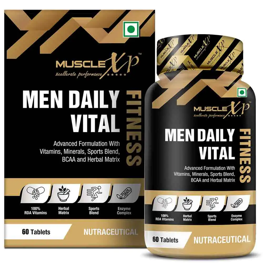 MuscleXP Men Daily Vital Fitness,  60 tablet(s)  Unflavoured