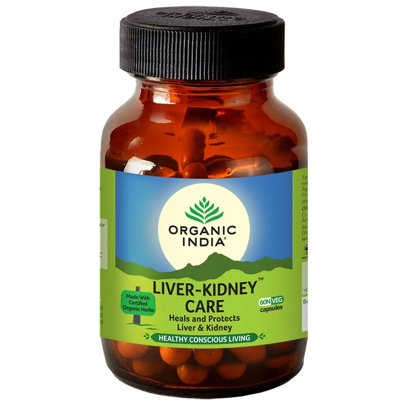 Organic India Liver-Kidney Care (60 Capsules)