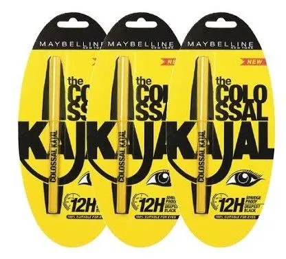 Maybelline New York Colossal Kajal (Pack Of 3)