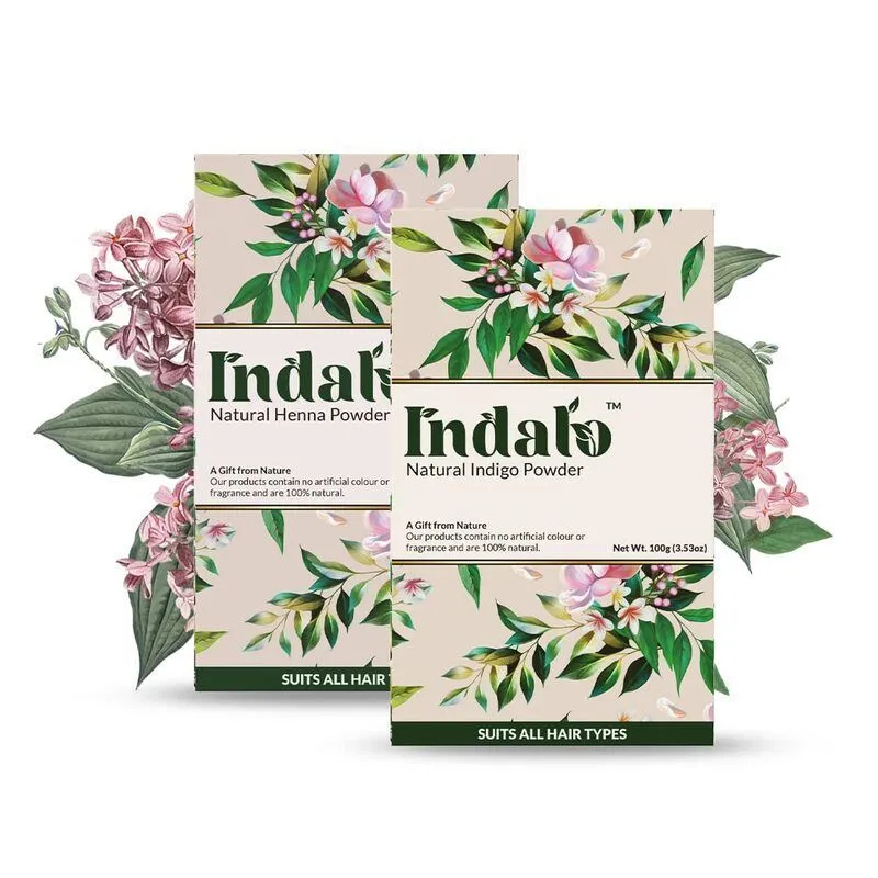 Indalo Natural Indigo & Henna Powder Hair Colour