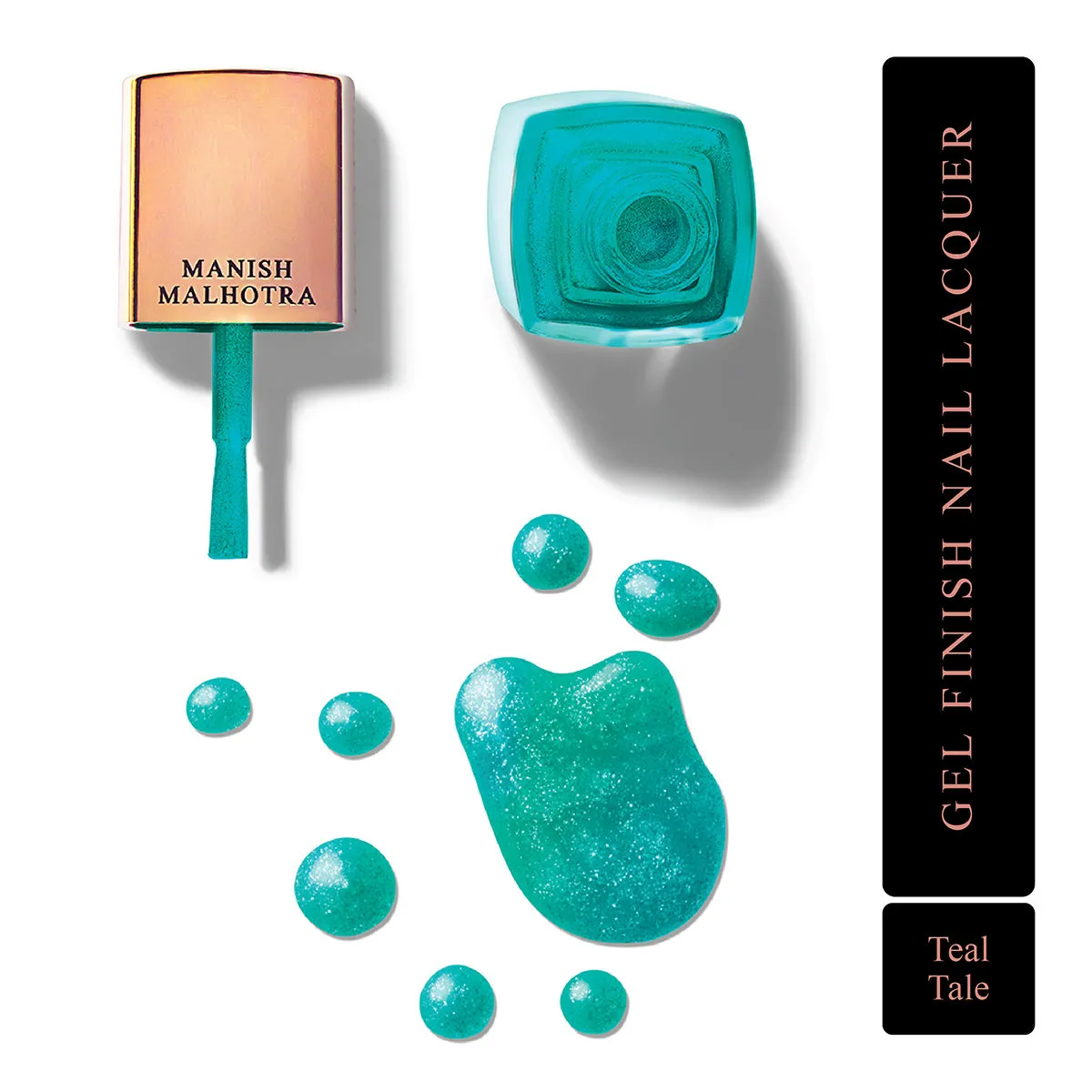 Manish Malhotra Beauty By MyGlamm Nail Lacquer-Teal Tale