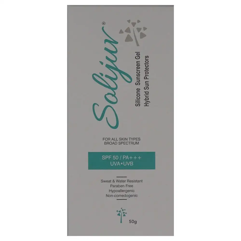 Solijuv Sunscreen Gel,  50 g  for All Types of Skin