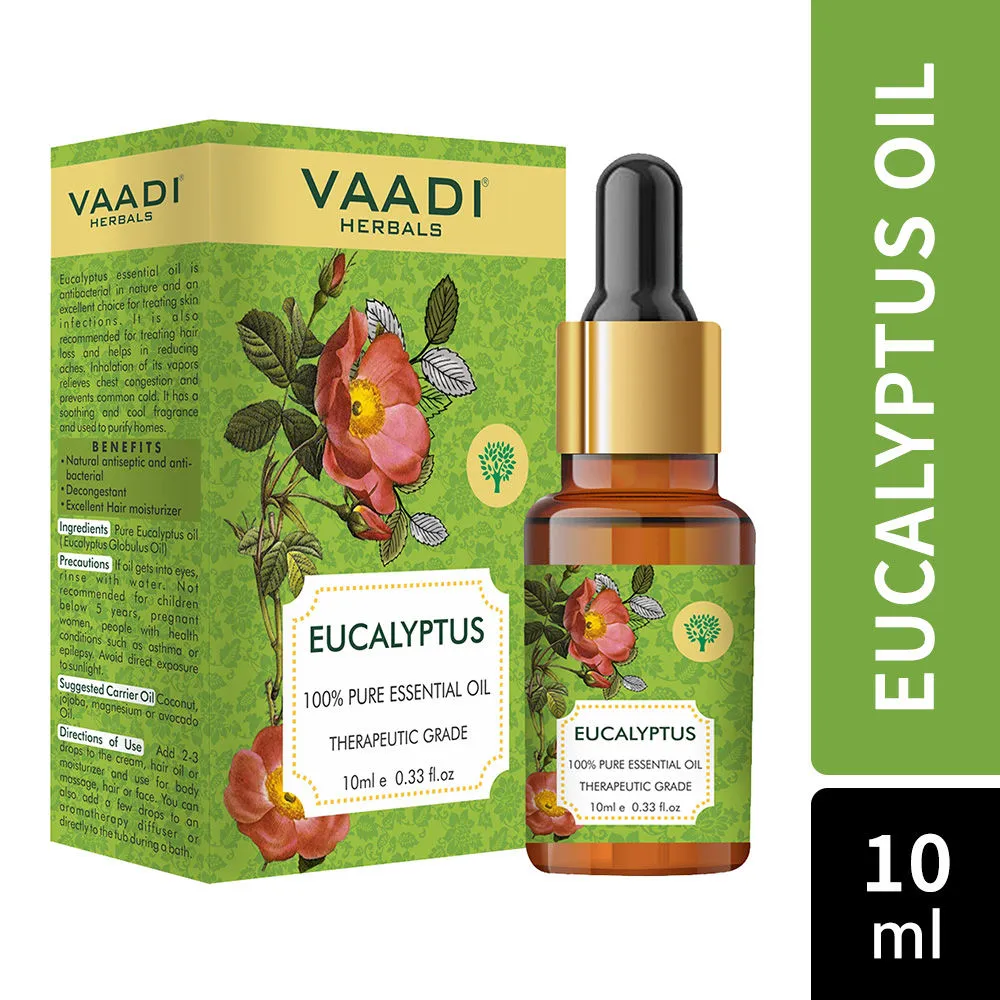 Vaadi Herbals Eucalyptus 100% Pure Essential Oil Therapeutic Grade