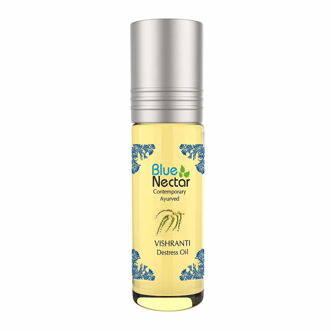 Blue Nectar Destress Oil Roll On, for relief from Headache, Migraine & Sinusitis