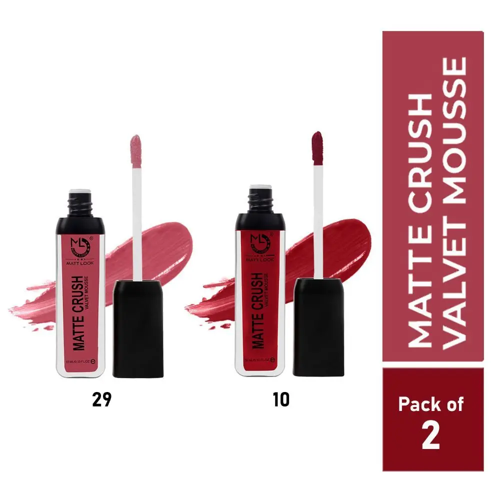 Matt look Matte Crush Velvet Mousse Lipstick, Mauve Story & Vampire, PO2 (20ml)