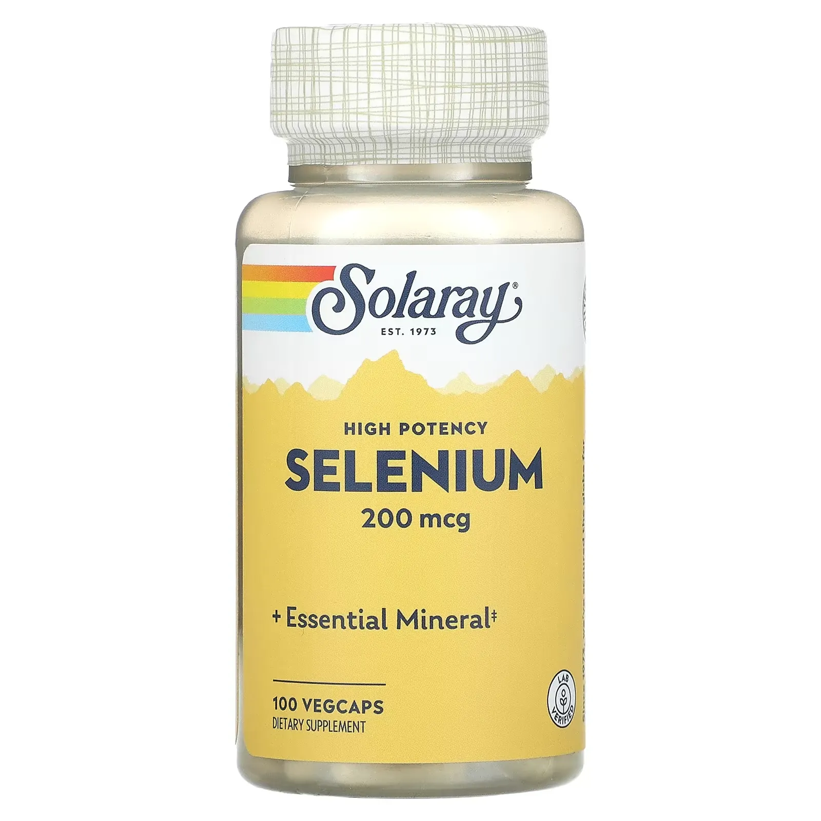 High Potency Selenium, 200 mcg, 100 VegCaps