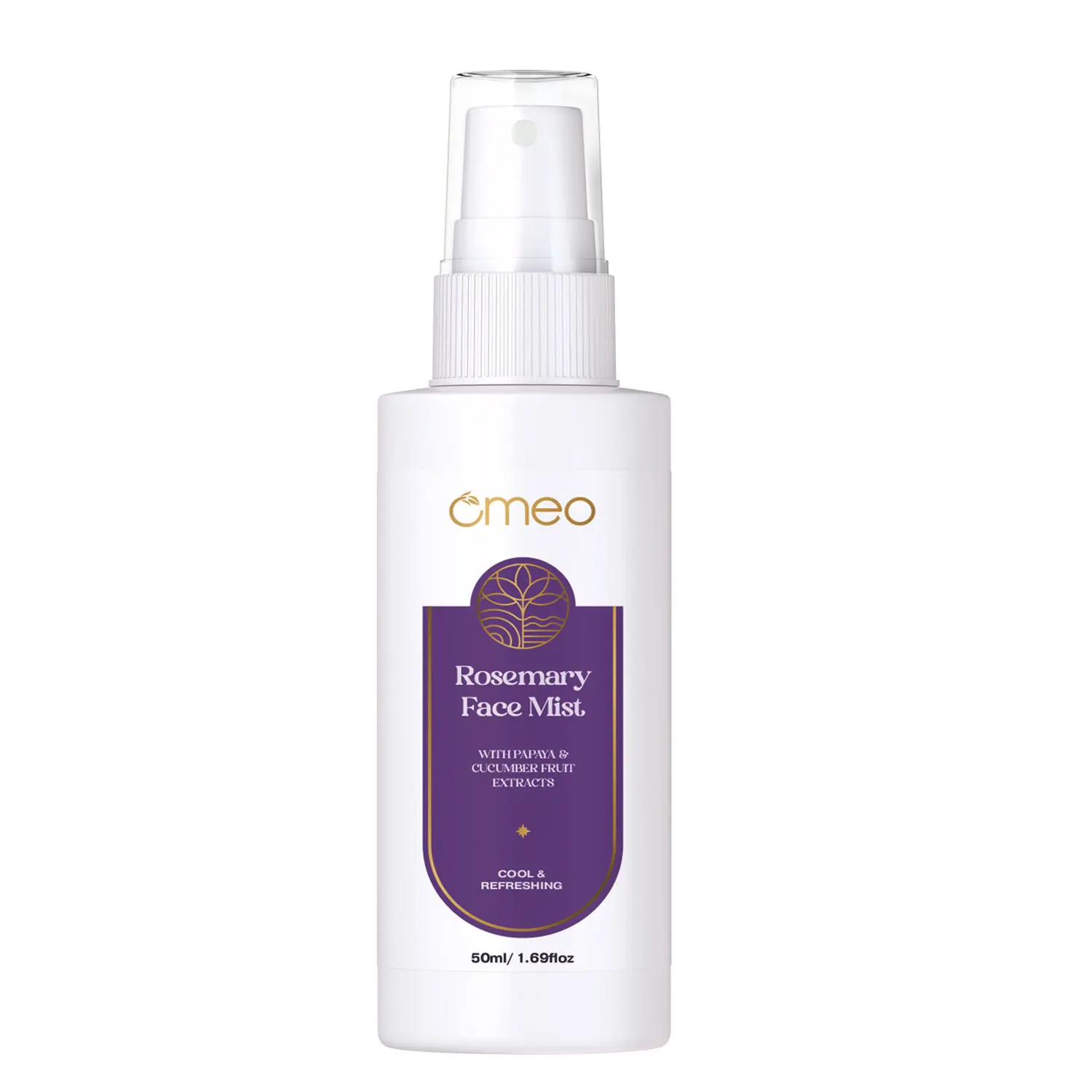 Omeo Rosemary Face Mist/Toner-50ml for Glowing Skin, Hydration & Make-up Men & Women