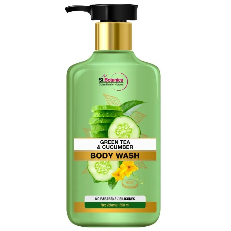 St.Botanica Green Tea & Cucumber Body Wash