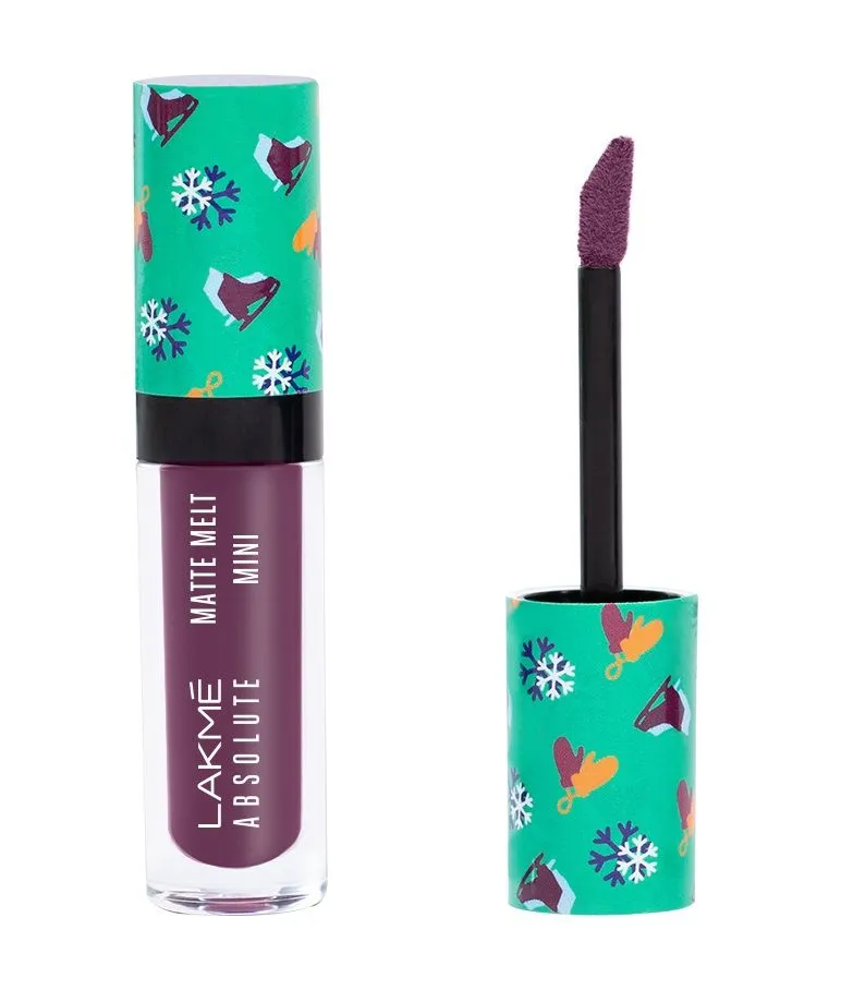 Lakme Absolute Matte Melt Mini Liquid Lip Color - Purple Tourist