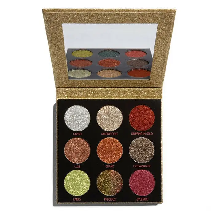 Makeup Revolution Pressed Glitter Palette Midas Touch (10.8 g)