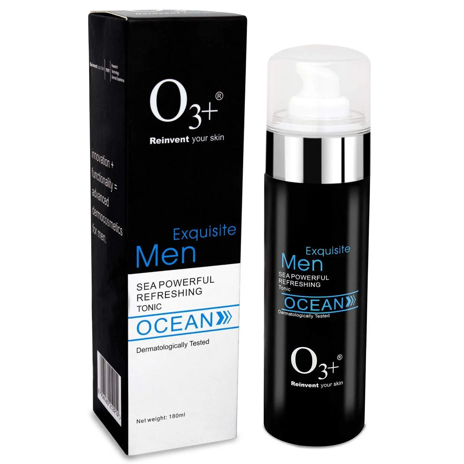 O3+ Exquisite Men Ocean Sea Powerful Refreshing Whitening Tonic (180 ml)