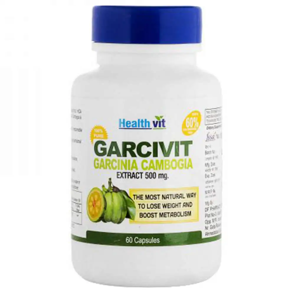 Healthvit Garcivit Garcinia Cambogia (500mg),  60 capsules