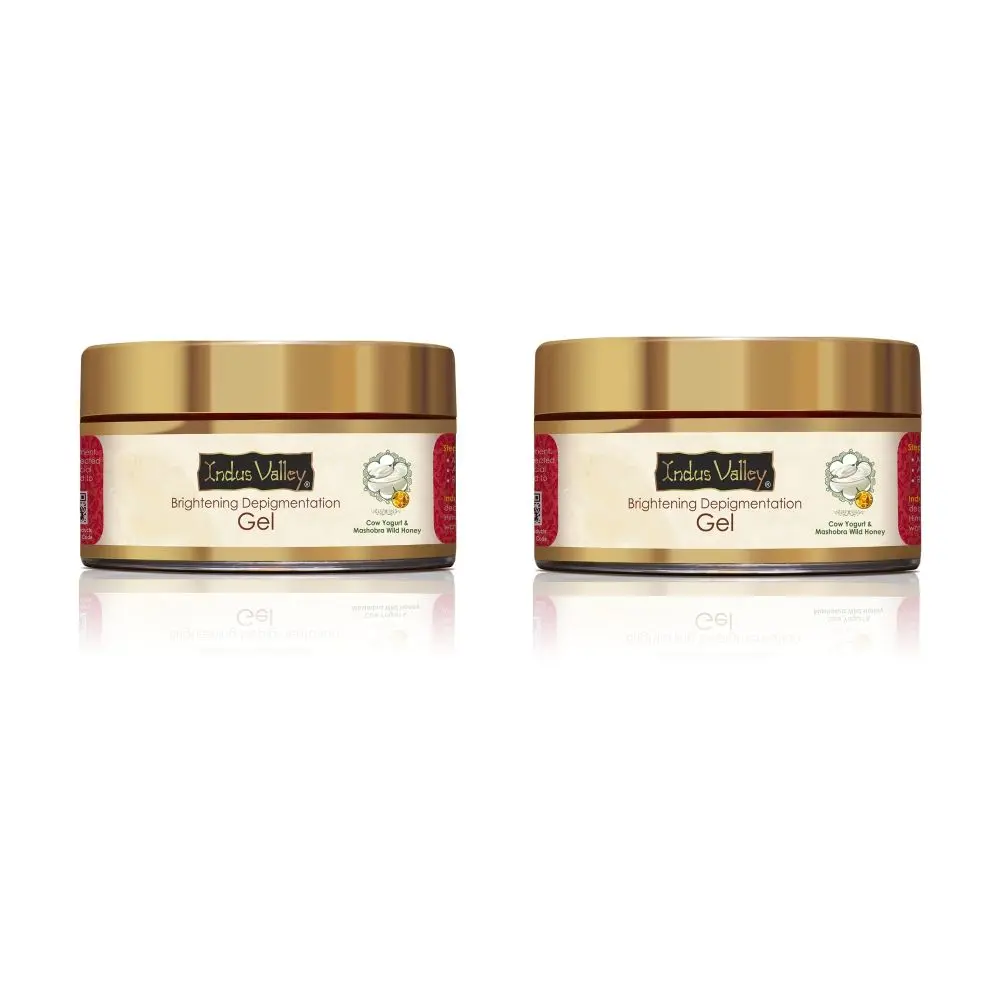 Indus Valley Lightening Brightening Depigmentation Gel For Moisturize Skin Care- Pack of 2