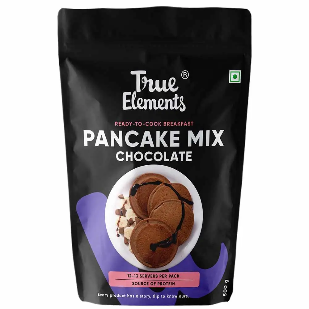 True Elements Ready-To-Cook Pancake Mix,  Chocolate  500 g