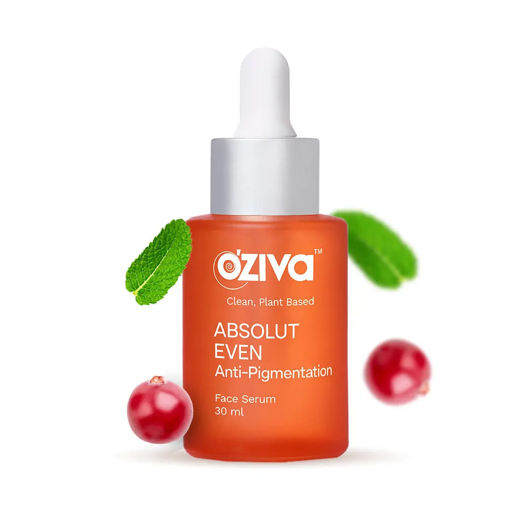 OZiva Absolut Even Anti-Pigmentation Face Serum (with Phyto Niacinamide, Alpha Arbutin & Peony) for 53X Pigmentation Reduction