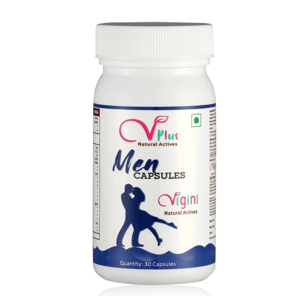 Vigini 100% Natural Actives Performance Sexual Arousal Power Stamina Capsules Testosterone Vigour Vitality Booster Men