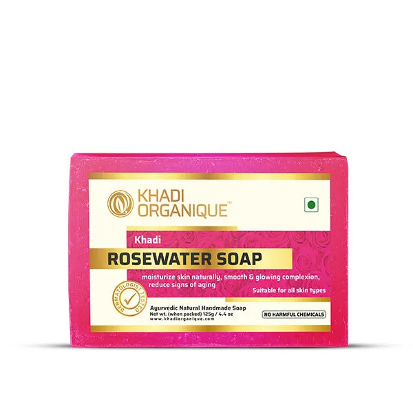 Khadi Organique Rosewater Soap