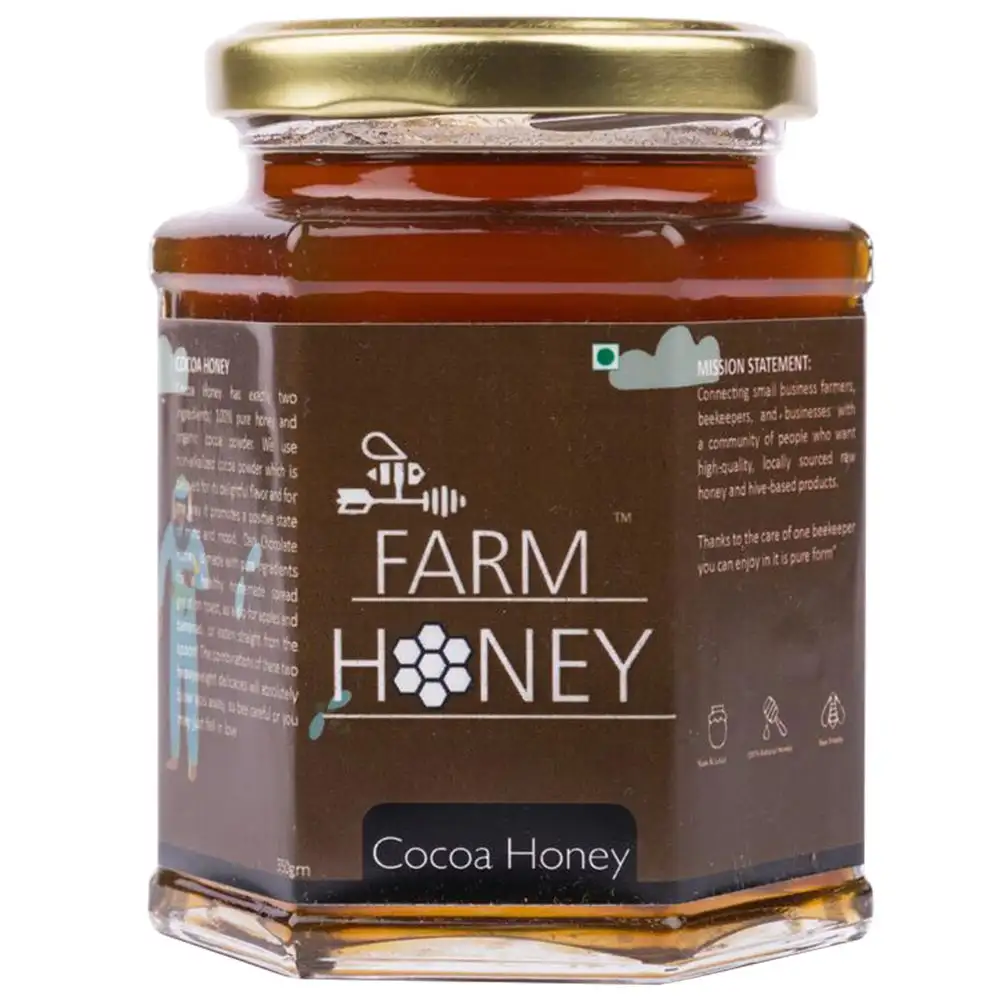 Farm Honey Cocoa Honey,  250 g  Unflavoured