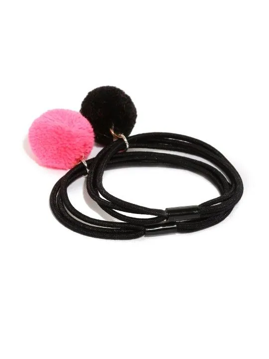 Toniq Set Of 2 Pom-Pom Hairbands