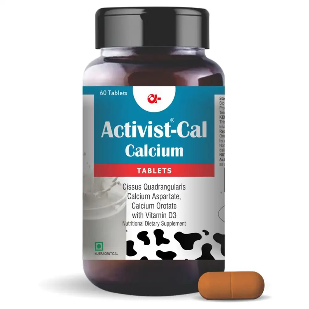 Activist Cal Calcium,  60 tablet(s)  Unflavoured