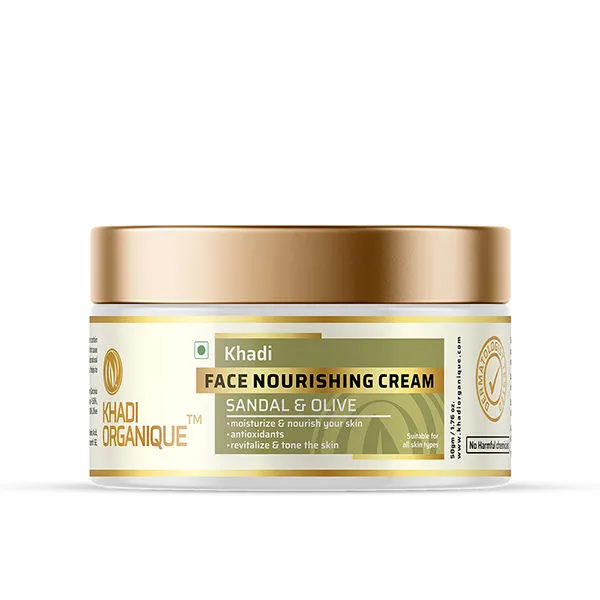 Khadi Organique Sandal & Olive Face Nourishing Cream