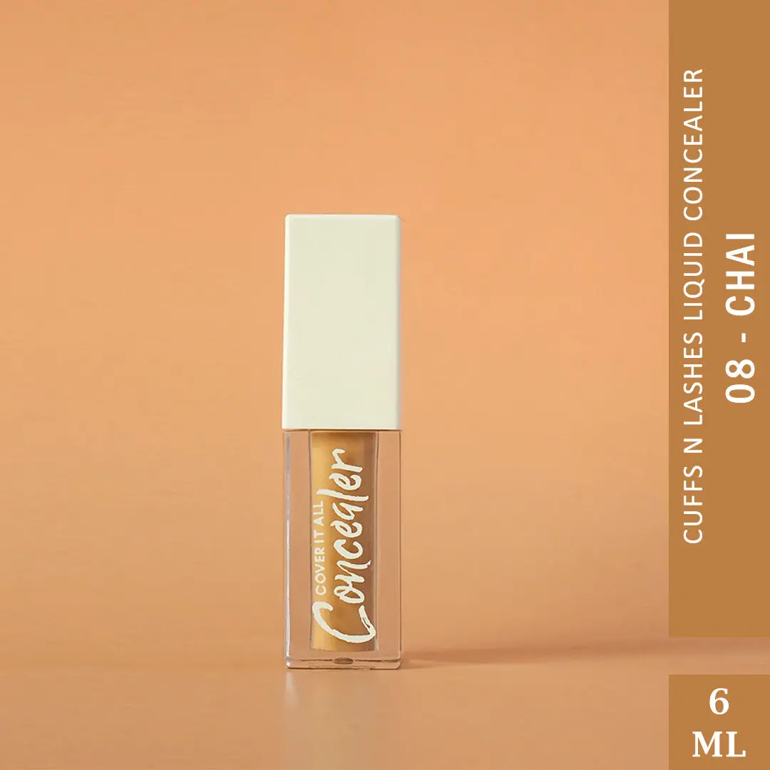 Cuffs N Lashes Cover It All Liquid Concealer, Chai-08