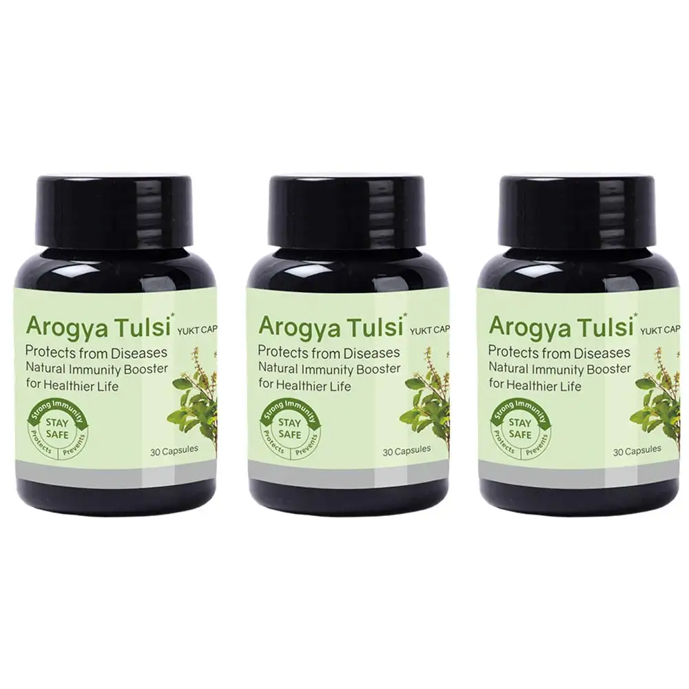 Arogya Tulsi Immunity Booster (Pack of 3),  30 capsules