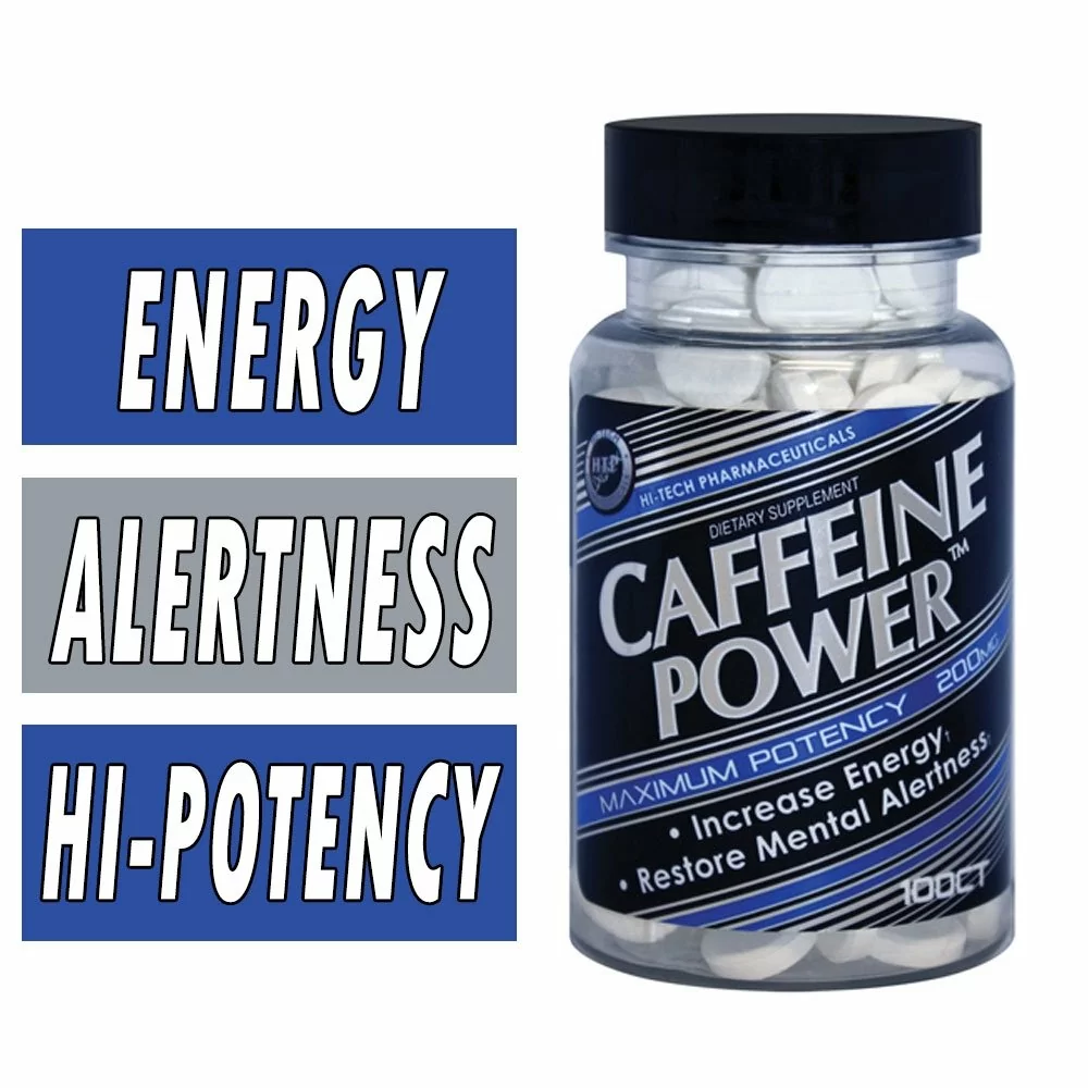 Caffeine Power - Hi Tech Pharmaceuticals - 100 Tablets