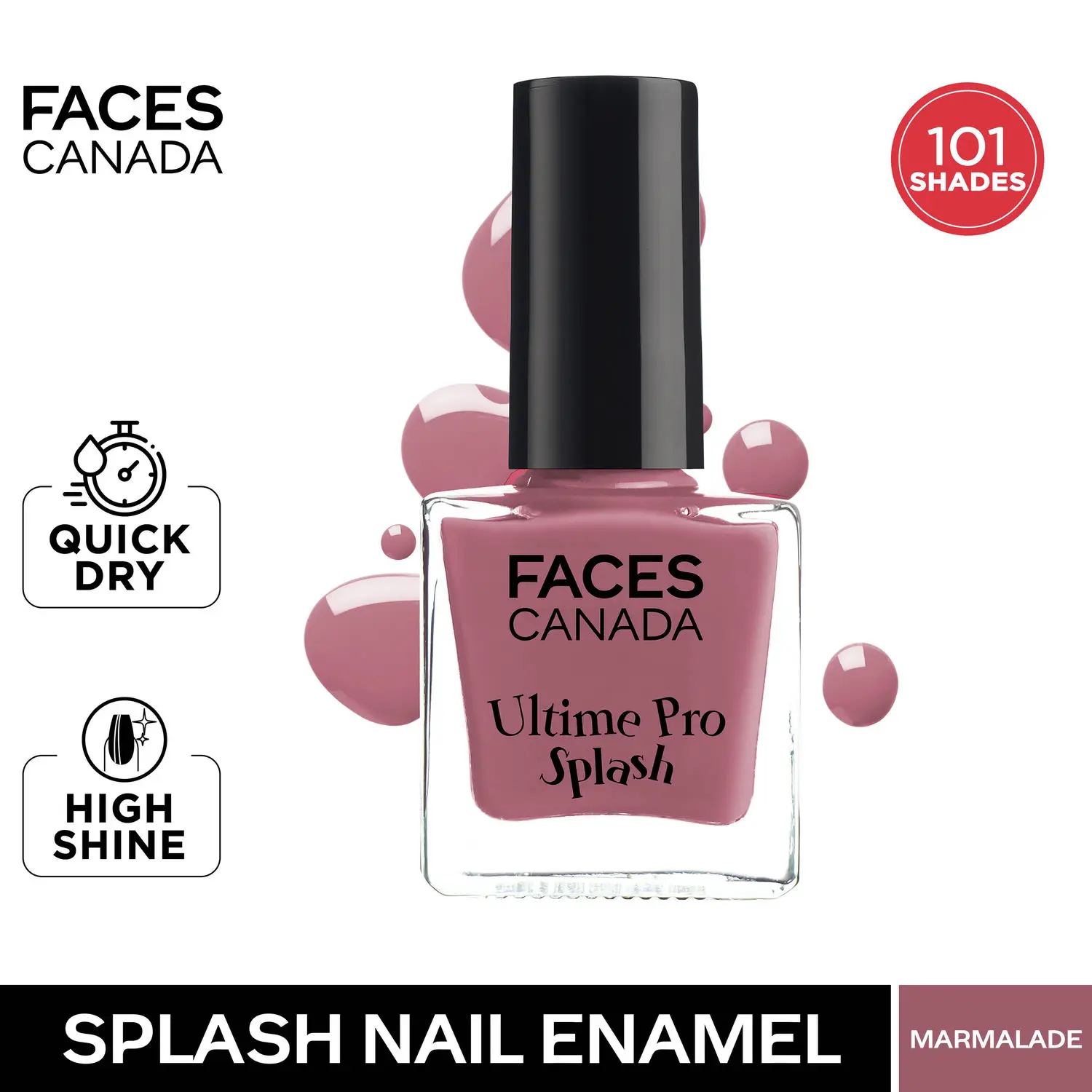 Faces Canada Ultime Pro Splash Nail Enamel Marmalade 108